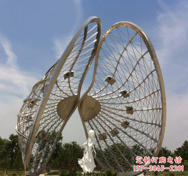 常州不锈钢美陈贝壳雕塑精美的艺术品