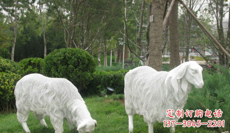 常州不锈钢绵羊雕塑——精致美观的艺术品