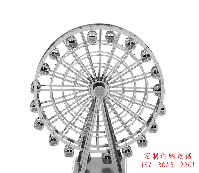 常州不锈钢摩天轮雕塑引领城市风采