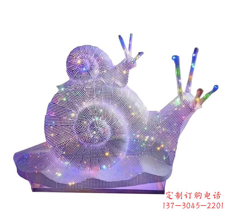 常州不锈钢蜗牛雕塑一件精美的艺术品