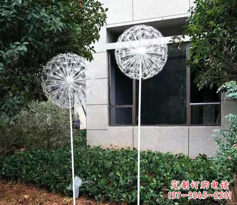 常州不锈钢蒲公英雕塑绚丽多彩