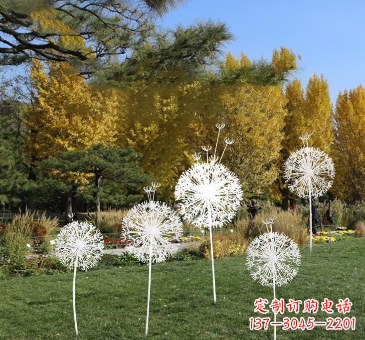 常州不锈钢蒲公英景观雕塑艺术与美的完美结合