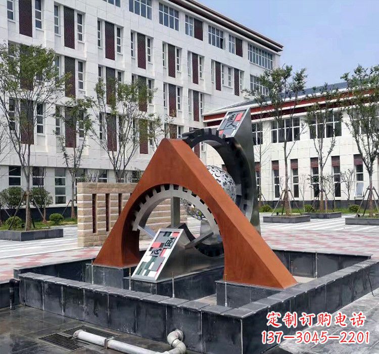 常州不锈钢齿轮雕塑精湛工艺展现匠心