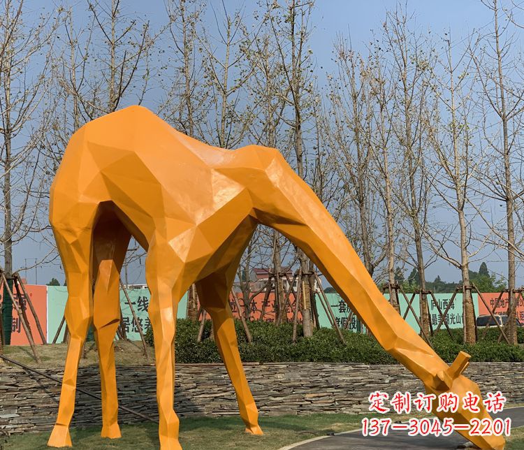 常州不锈钢雕刻的精美动物雕塑