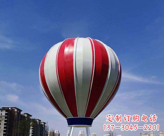 常州不锈钢热气球雕塑给景观增添精彩