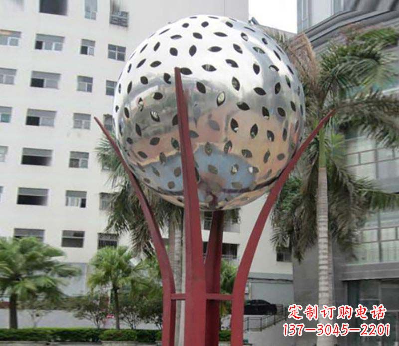 常州镂空树叶雕塑——给校园景观增添灵动之美