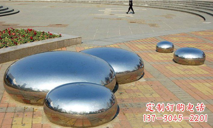 常州不锈钢水滴雕塑艺术与美的完美结合
