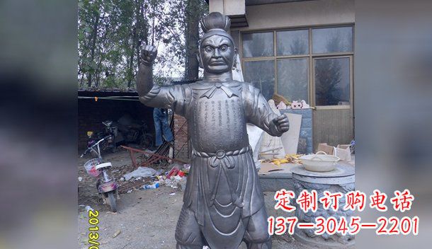 常州不锈钢四大天王雕塑神圣守护者