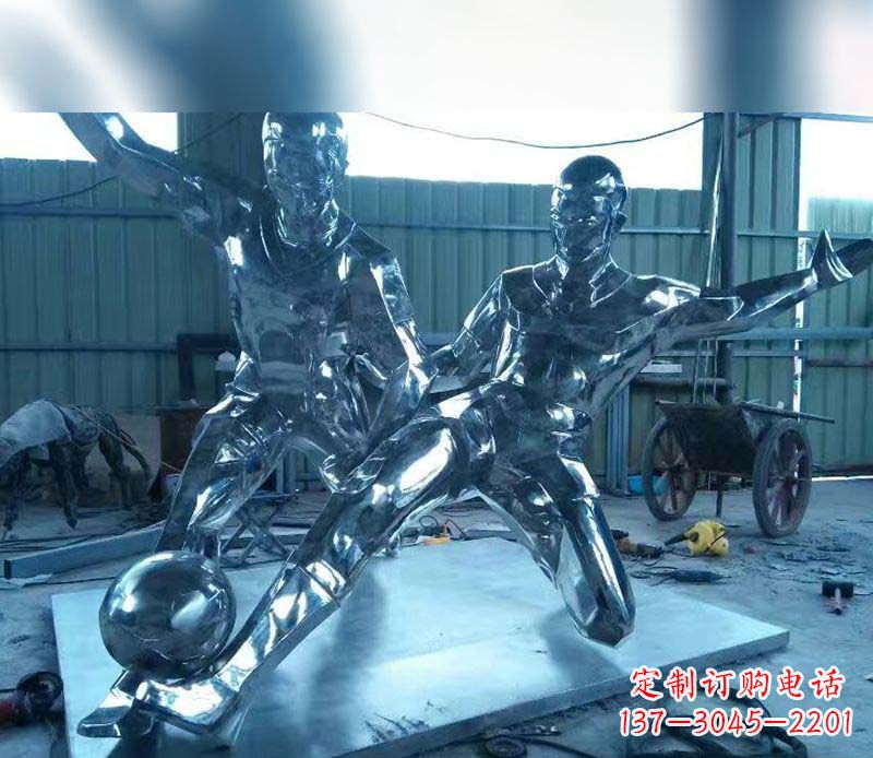 常州不锈钢足球雕塑精美的足球景观