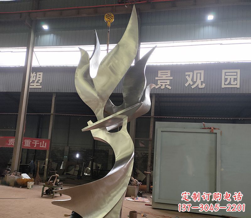 常州不锈钢天鹅雕塑传承自然之美