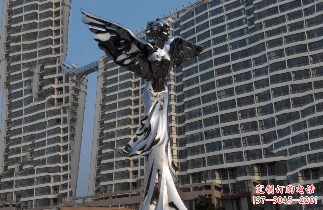 常州不锈钢天使城市景观雕塑