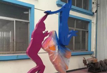 常州不锈钢篮球运动员雕塑纪念篮球运动传奇