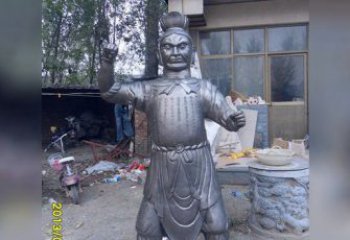 常州不锈钢四大天王雕塑神圣守护者