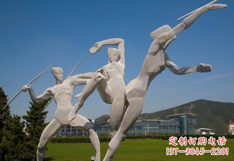 常州不锈钢标枪雕塑象征勇气和力量