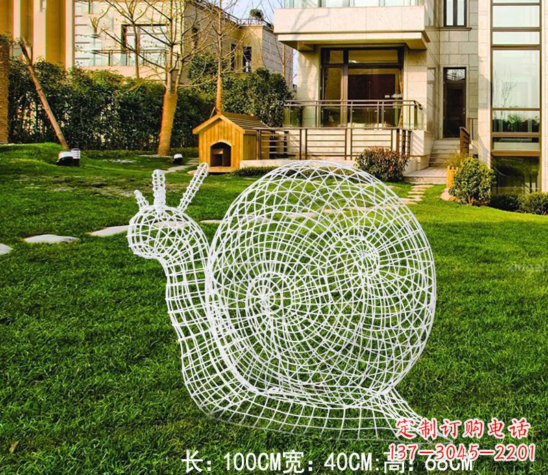 常州不锈钢蜗牛雕塑进化的象征