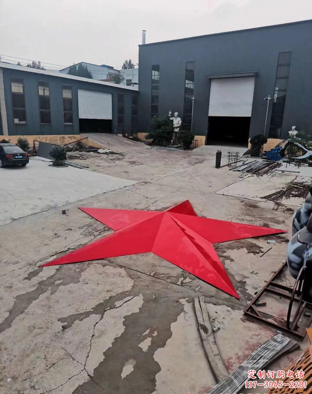 常州五角星的魅力不锈钢景观雕塑