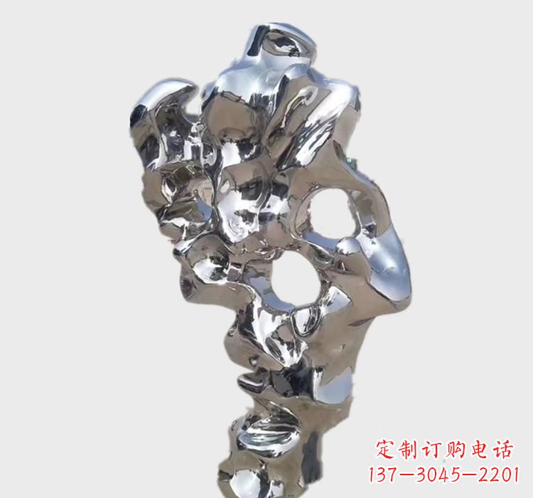 常州不锈钢太湖石雕塑艺术的精致表现
