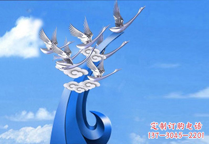 常州不锈钢仙鹤美化环境
