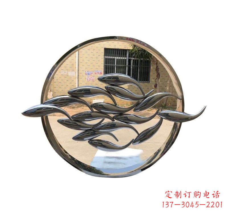 常州不锈钢圆环雕塑精美完美的艺术之作