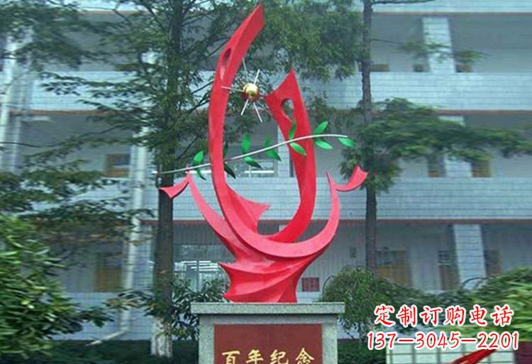 常州精美不锈钢凤凰雕塑