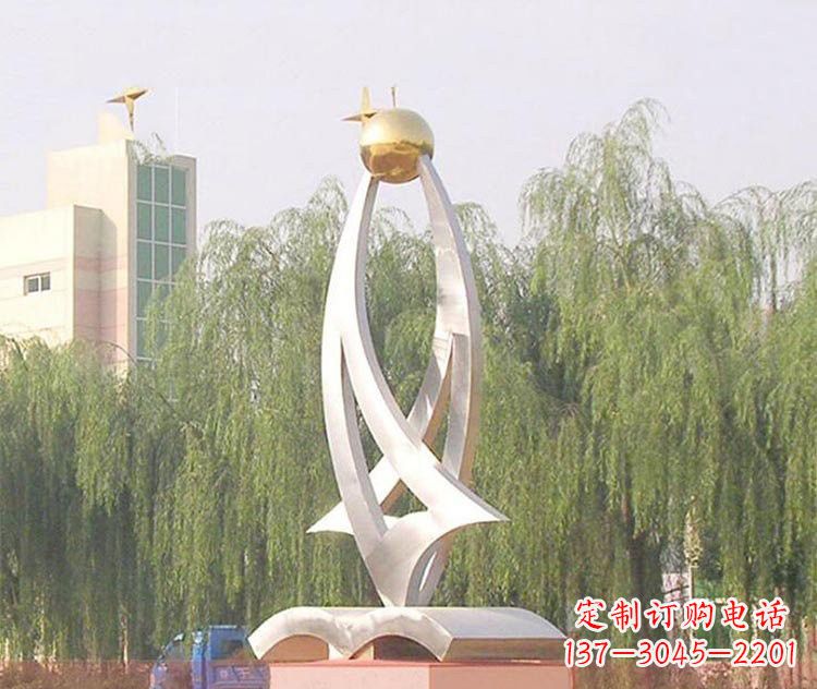 常州铭记校园美好——不锈钢书籍雕塑