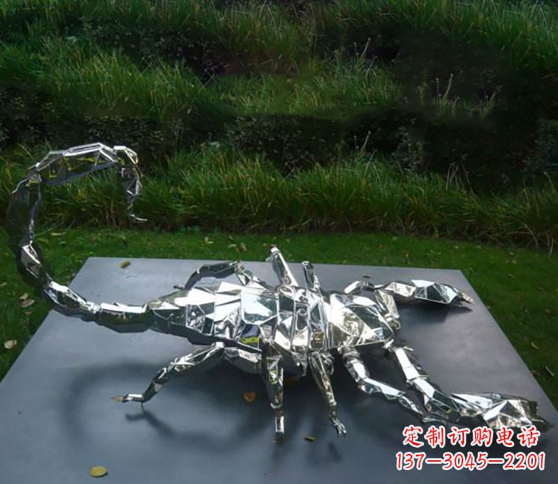 常州不锈钢蝎子雕塑