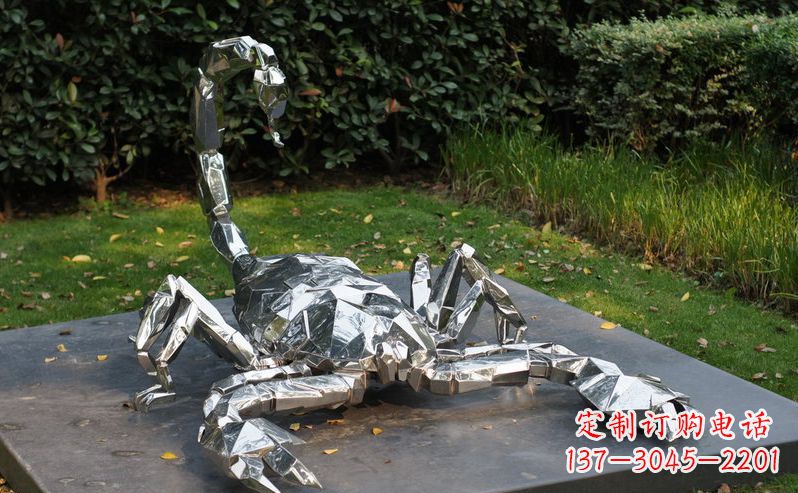 常州不锈钢蝎子雕塑