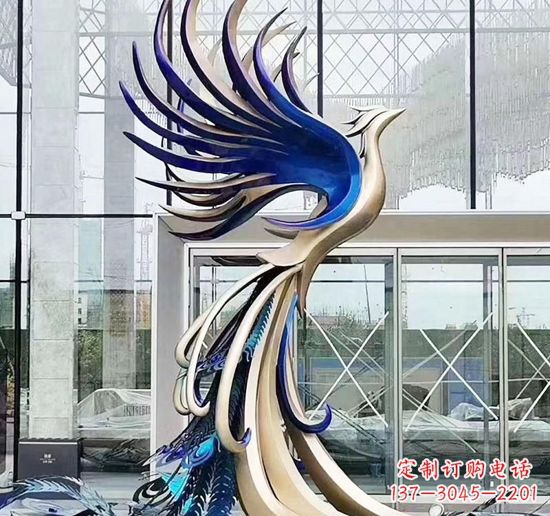 常州不锈钢艺术凤凰雕塑——璀璨夺目的艺术之美