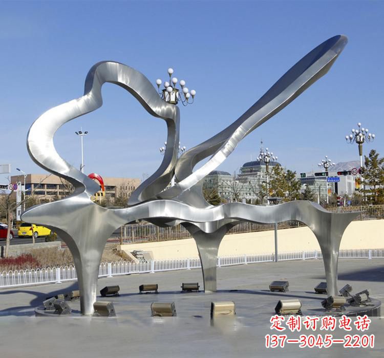 常州不锈钢艺术钢琴雕塑展现精致之美