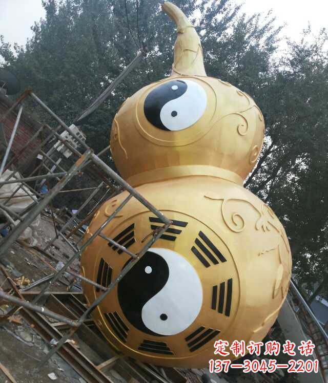 常州不锈钢艺术葫芦雕塑