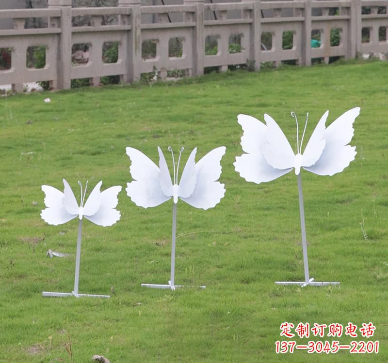 常州不锈钢艺术之美蝴蝶雕塑