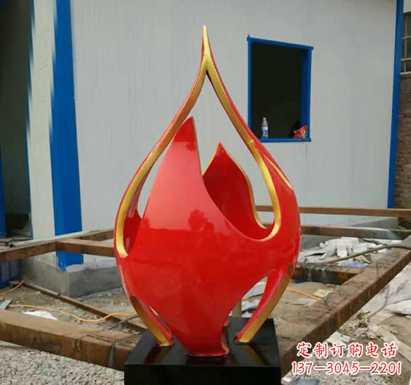常州不锈钢艺术景观火龙果雕塑