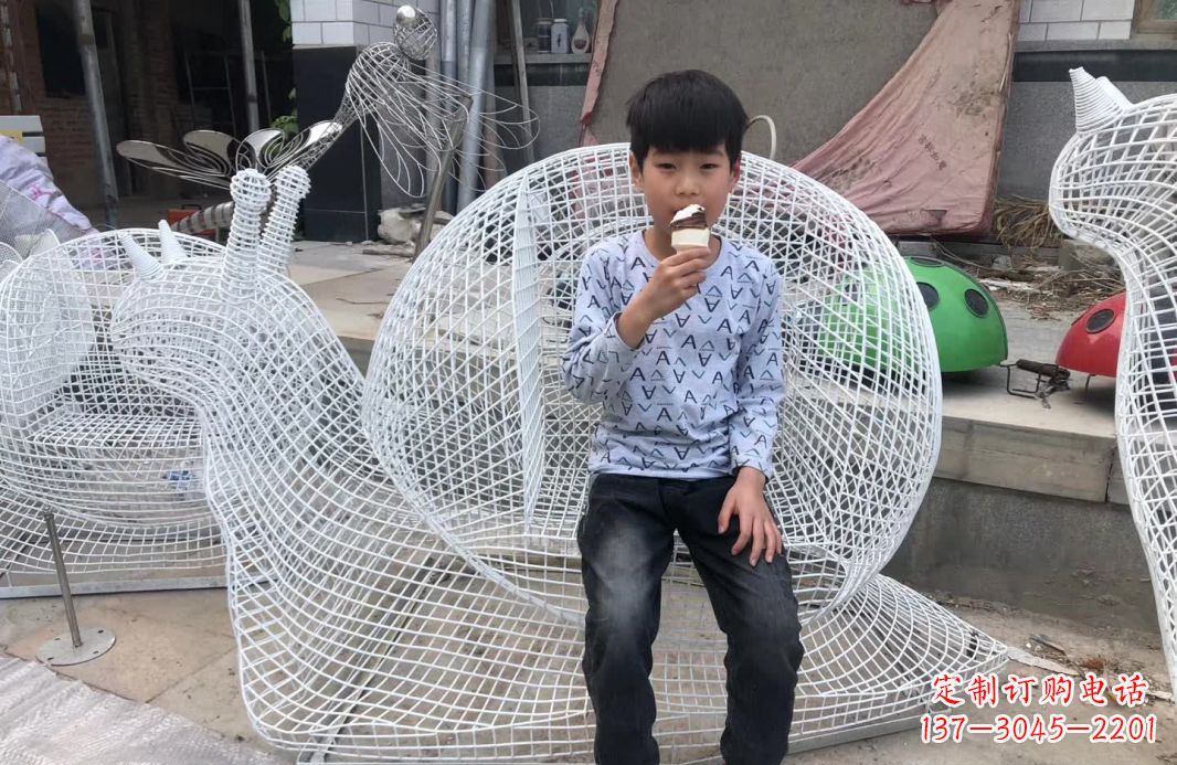 常州精美不锈钢蜗牛雕塑