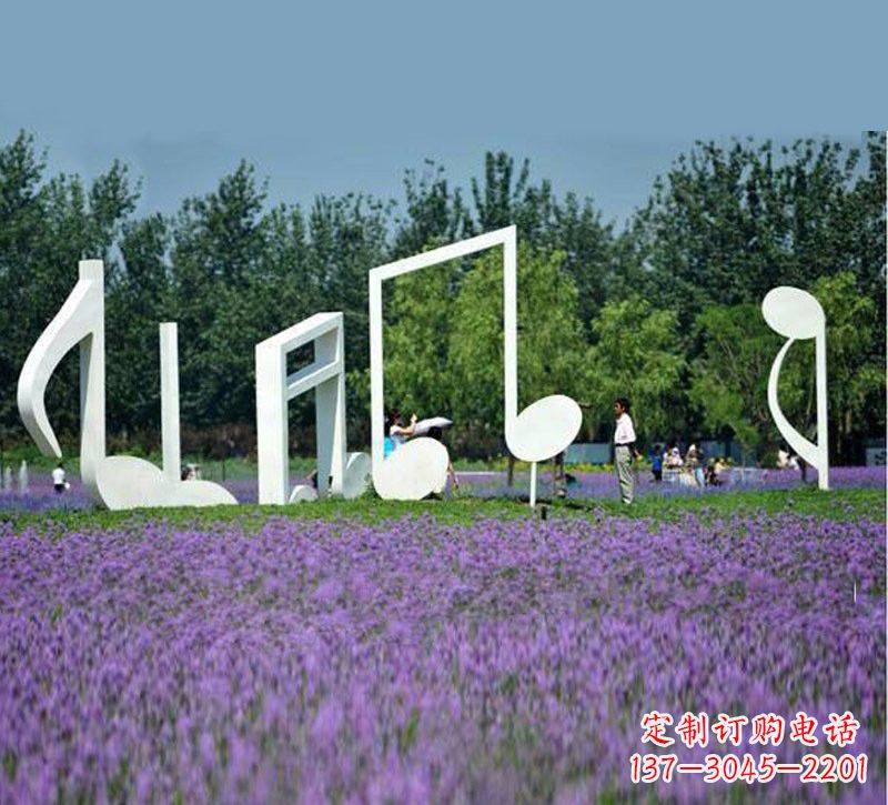 常州不锈钢音符雕塑音乐与艺术的完美结合