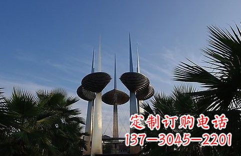 常州不锈钢避雷针雕塑精致静谧的安全保护