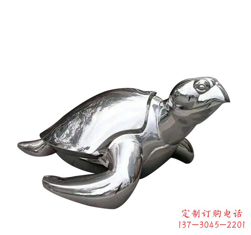 常州不锈钢园林动物海龟雕塑