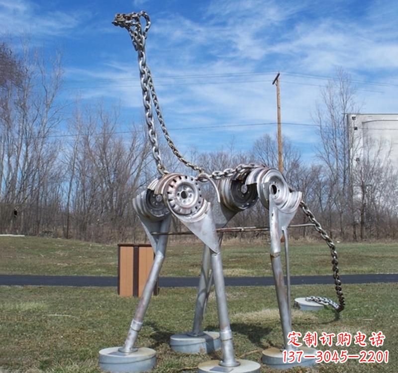 常州不锈钢园林恐龙雕塑