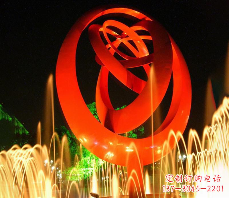 常州圆环雕塑抽象的艺术之美