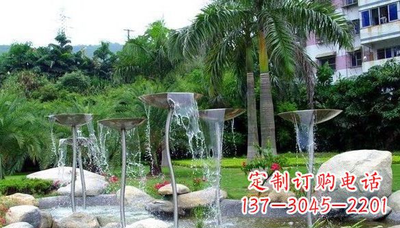 常州不锈钢造型喷泉雕塑