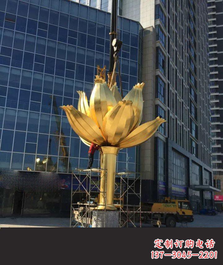 常州不锈钢紫荆花广场雕塑