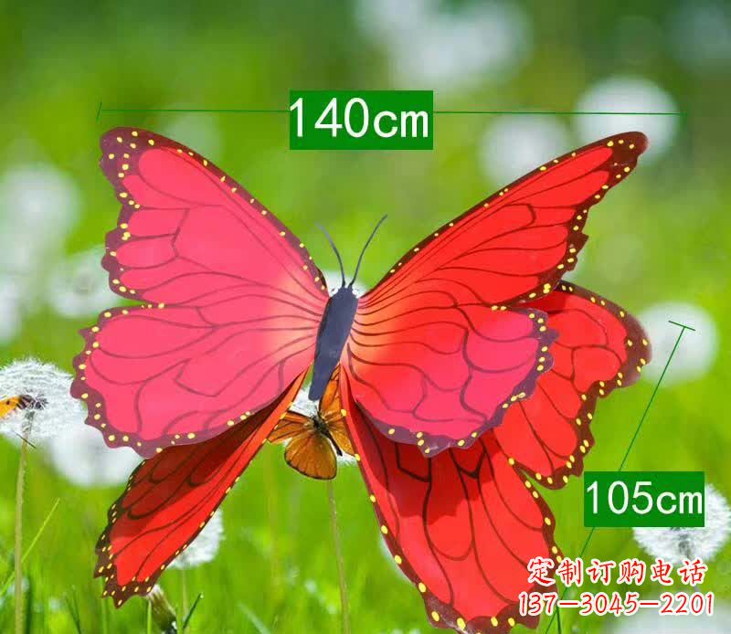 常州彩绘不锈钢户外蝴蝶