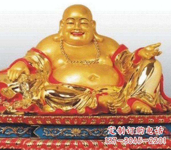 常州弥勒佛铜雕的精美