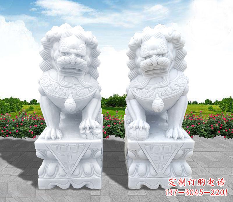 常州狮子雕塑招财福运的象征