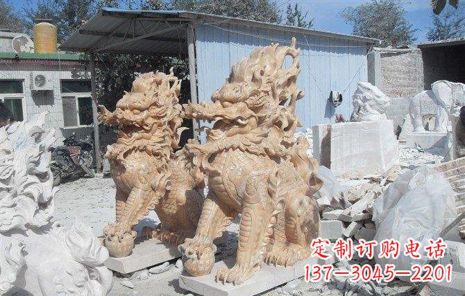 常州麒麟石雕一个具有传统文化精髓的艺术品