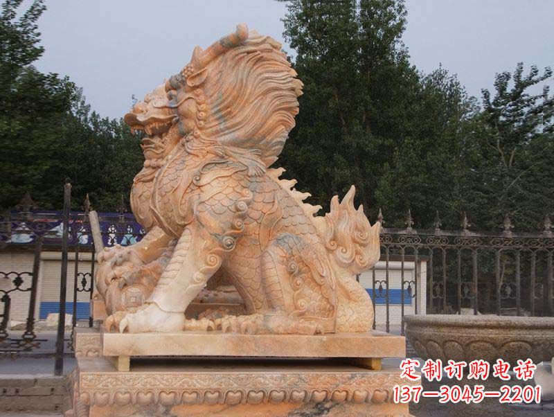 常州麒麟门口镇宅石雕