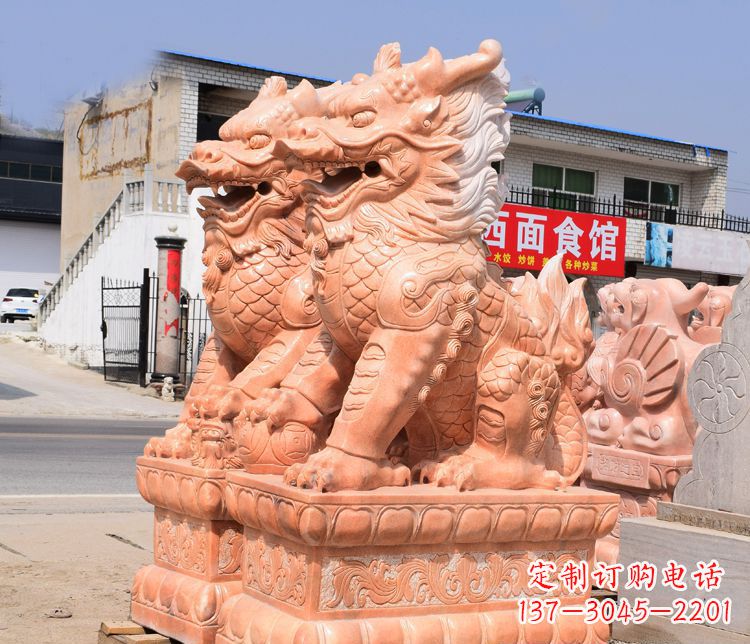 常州传说中的麒麟雕塑