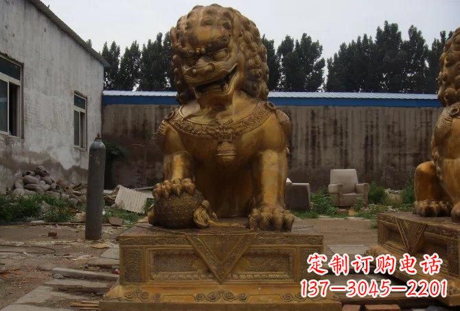 常州静谧的狮子雕塑精美的工艺与精神传承