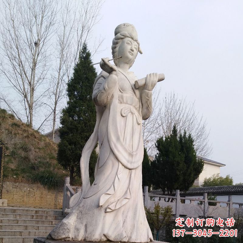 常州精美雕塑勾勒出蔡文姬传奇