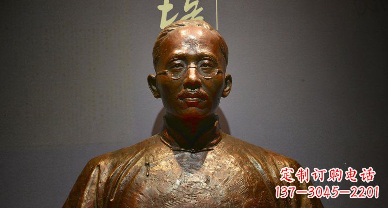 常州蔡元培先生名人胸像铜雕