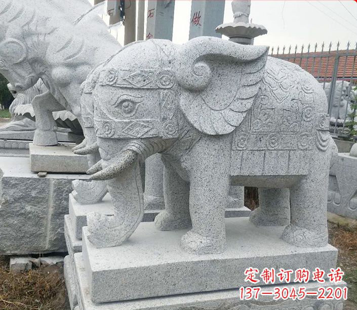 常州藏传佛教大象雕塑